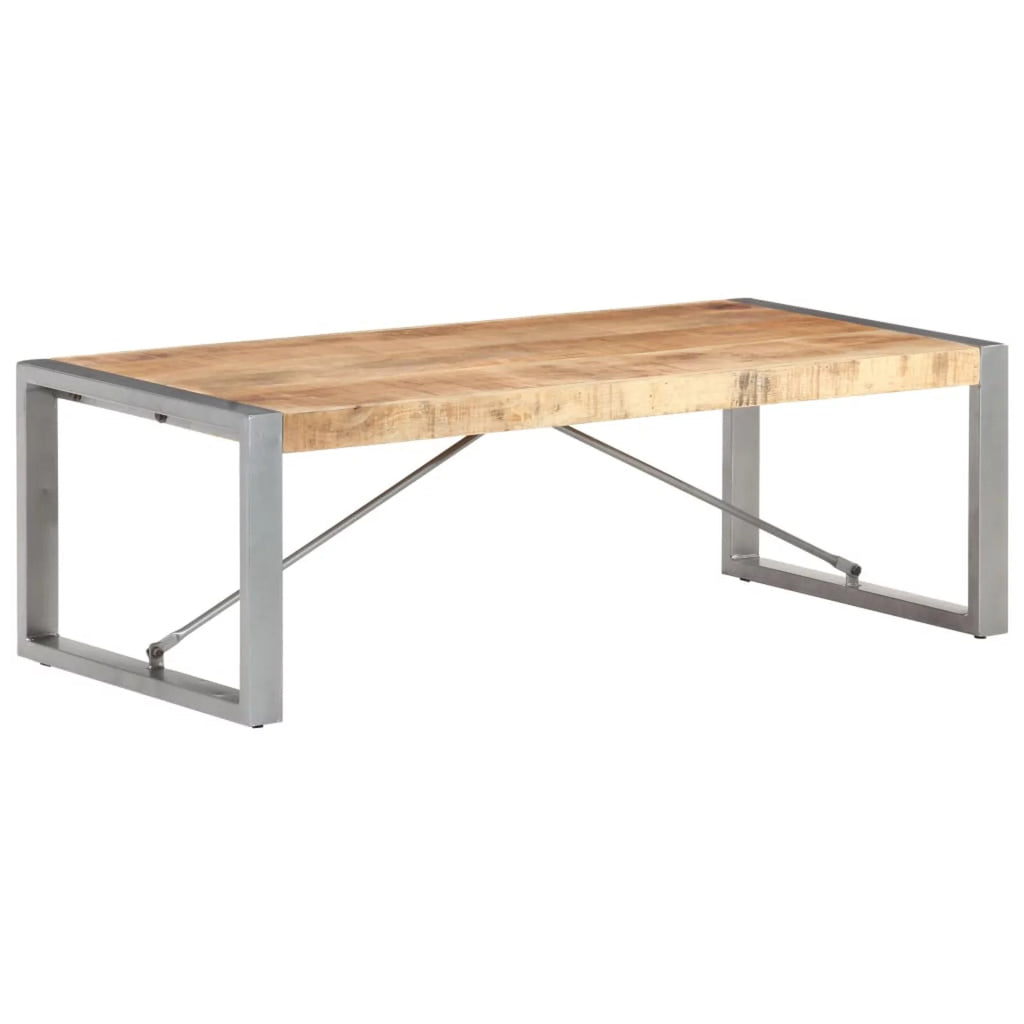 Rough Mango Wood Coffee Table Y97611