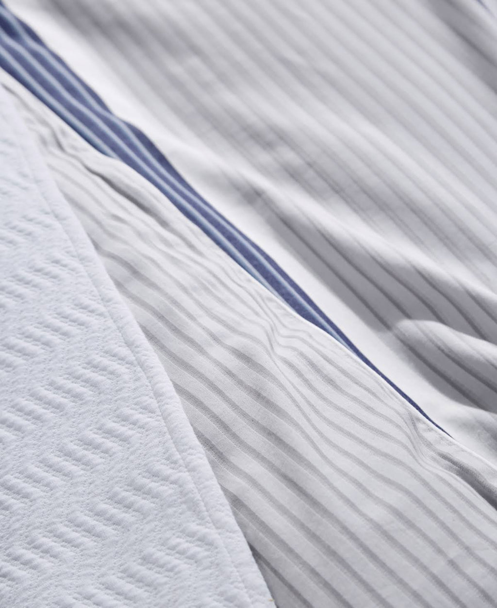 Blue Reversible Duvet Set W424706