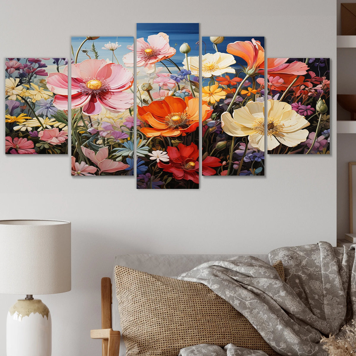 Floral Wall Art Prints Set Q51173
