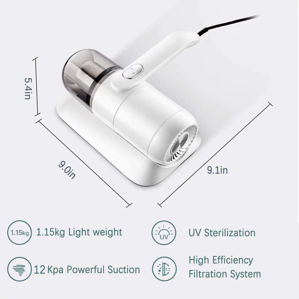 12KPa Handheld UV Bed Vacuum Cleaner R610
