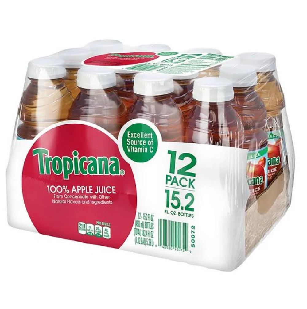 100% Apple Juice 15.2 oz 12 pk E53006
