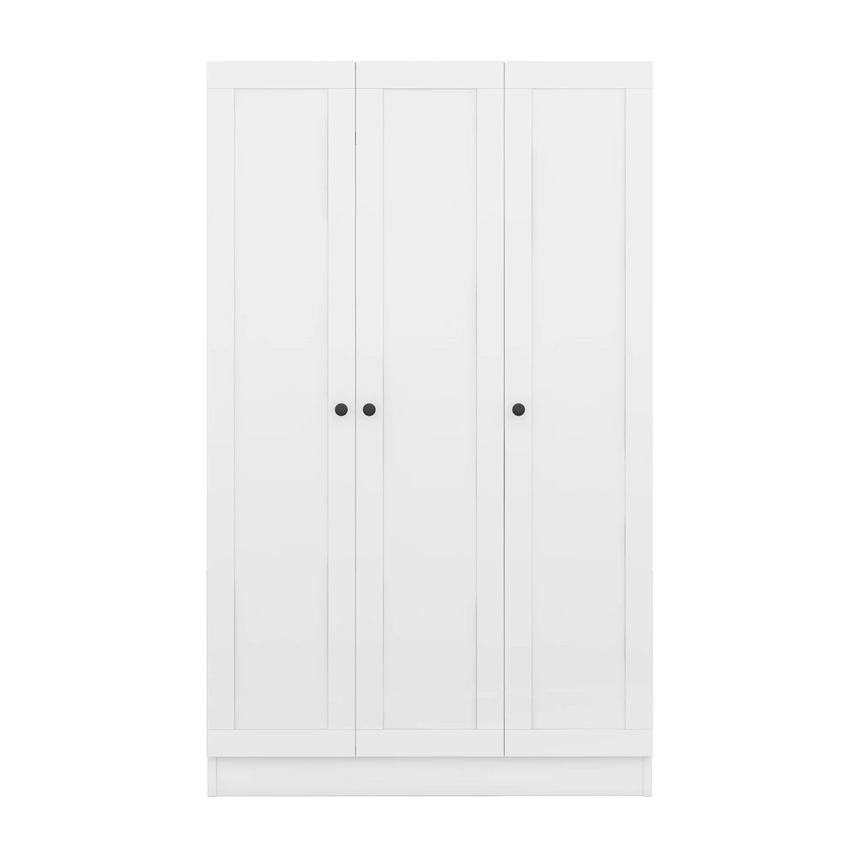 Wood Wardrobe Closet with Doors Shelves and Hanging Rail B933