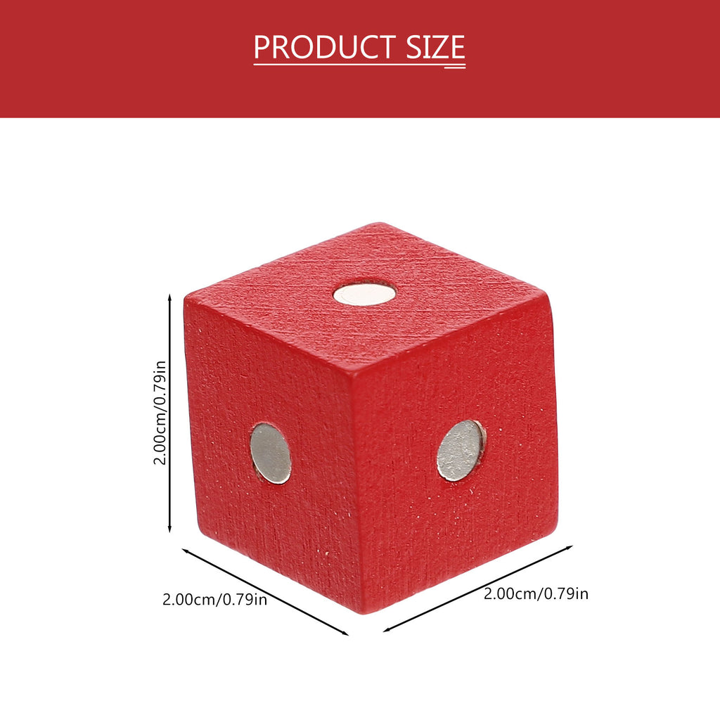 10pcs Wooden Magnetic Cubic Blocks Building Toy B879