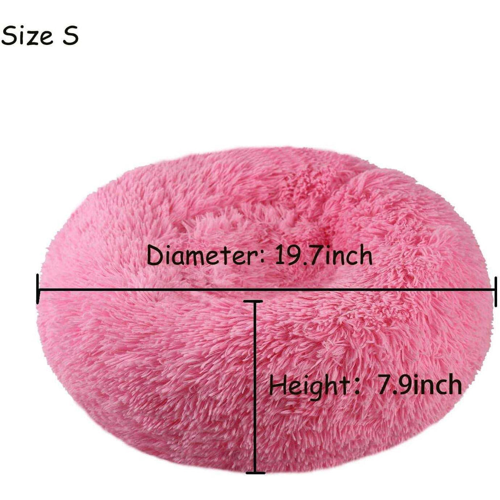 Soft Plush Round Pet Bed Q594
