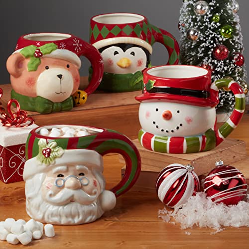 Multicolor 4 Pc Mug Set B5209