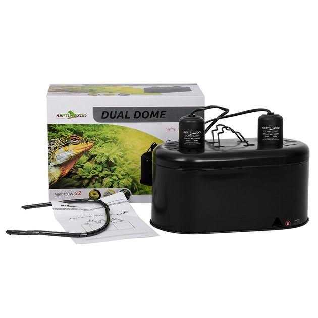 Dual Dome Reptile Heat Lighting Kit B2522