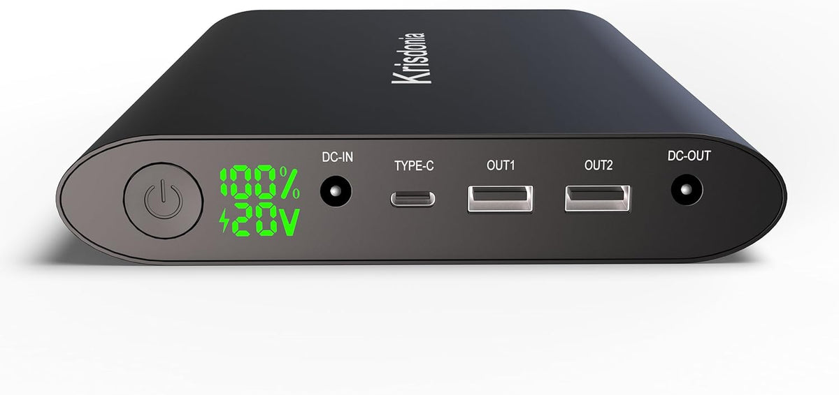 50000mAh Laptop Power Bank with QC3.0 USB-A Port & 12V Type-C Port Z313807
