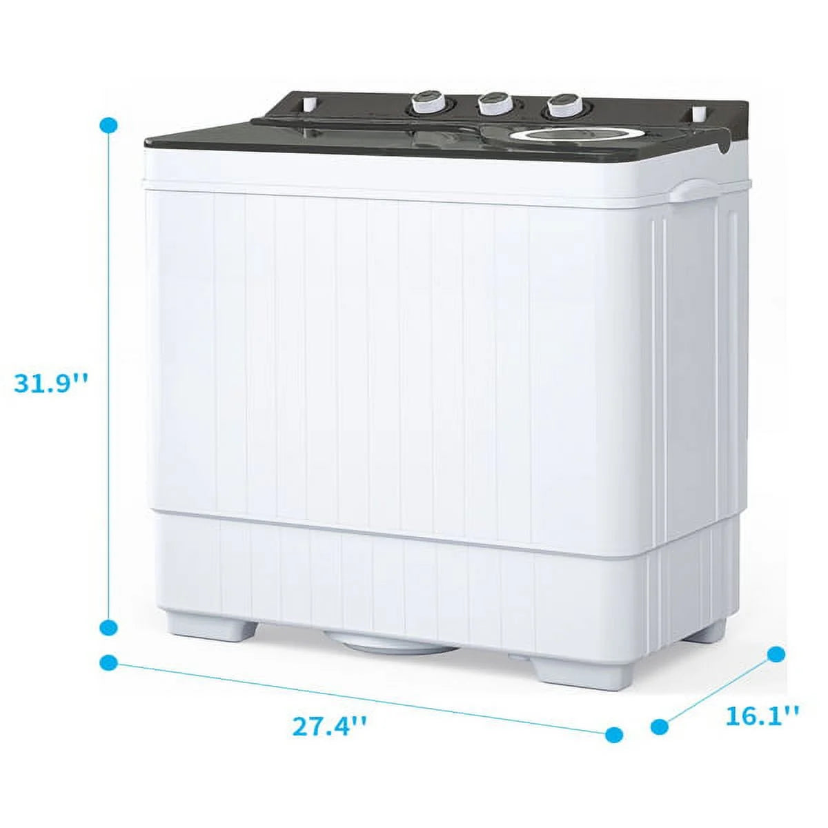 Portable 26lbs Washing Machine with Drain Pump Y43331