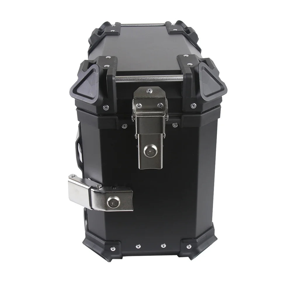 1 Pair 35L Aluminum Alloy Motorcycle Side Storage Box with 4 Keys T91744