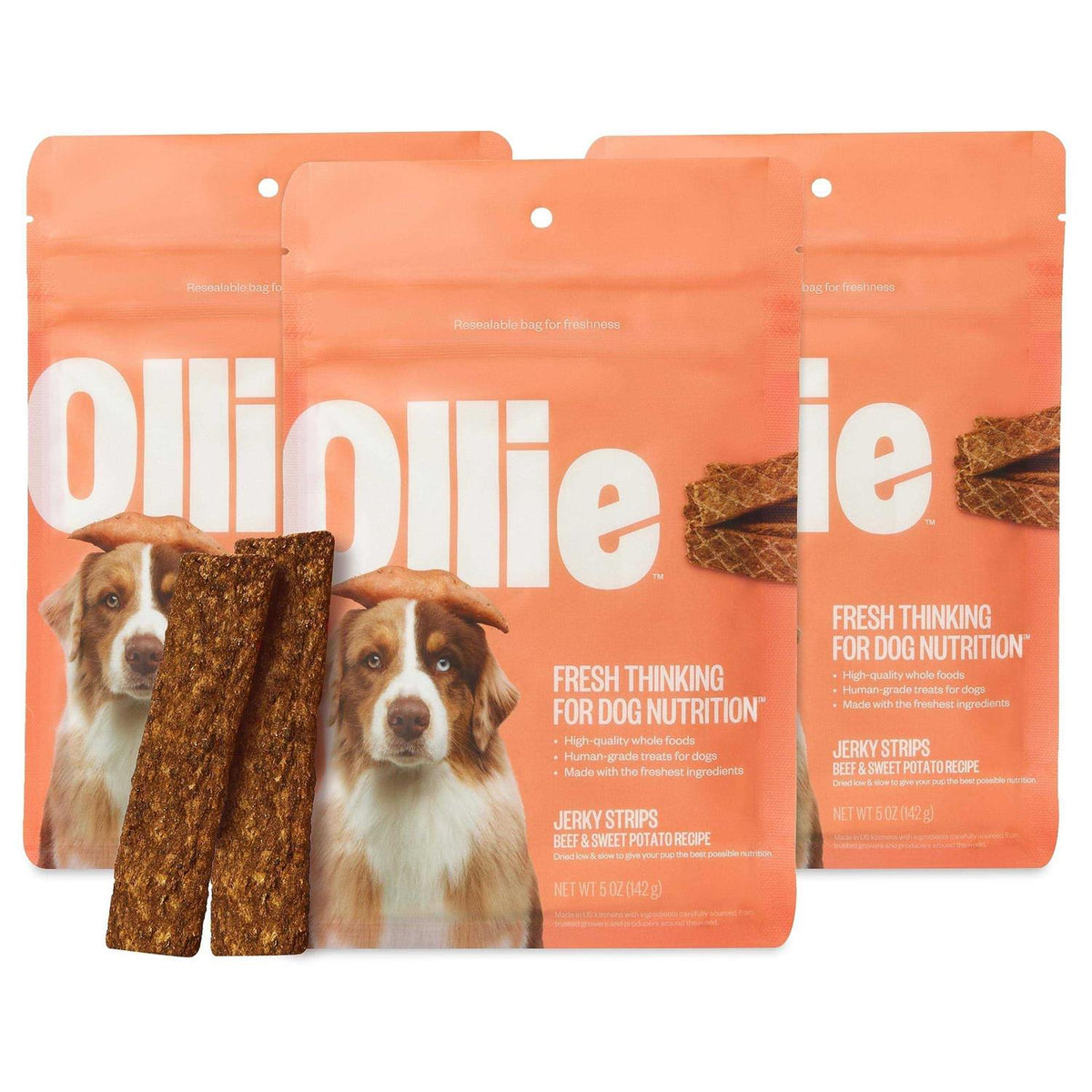 Beef and Sweet Potato Dog Jerky Treats N241414