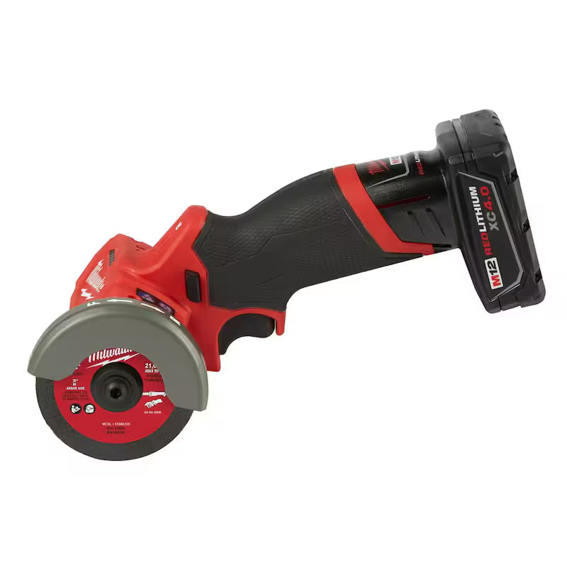 12V Cordless Cut Off Saw Kit with Battery Charger and Blades M68925