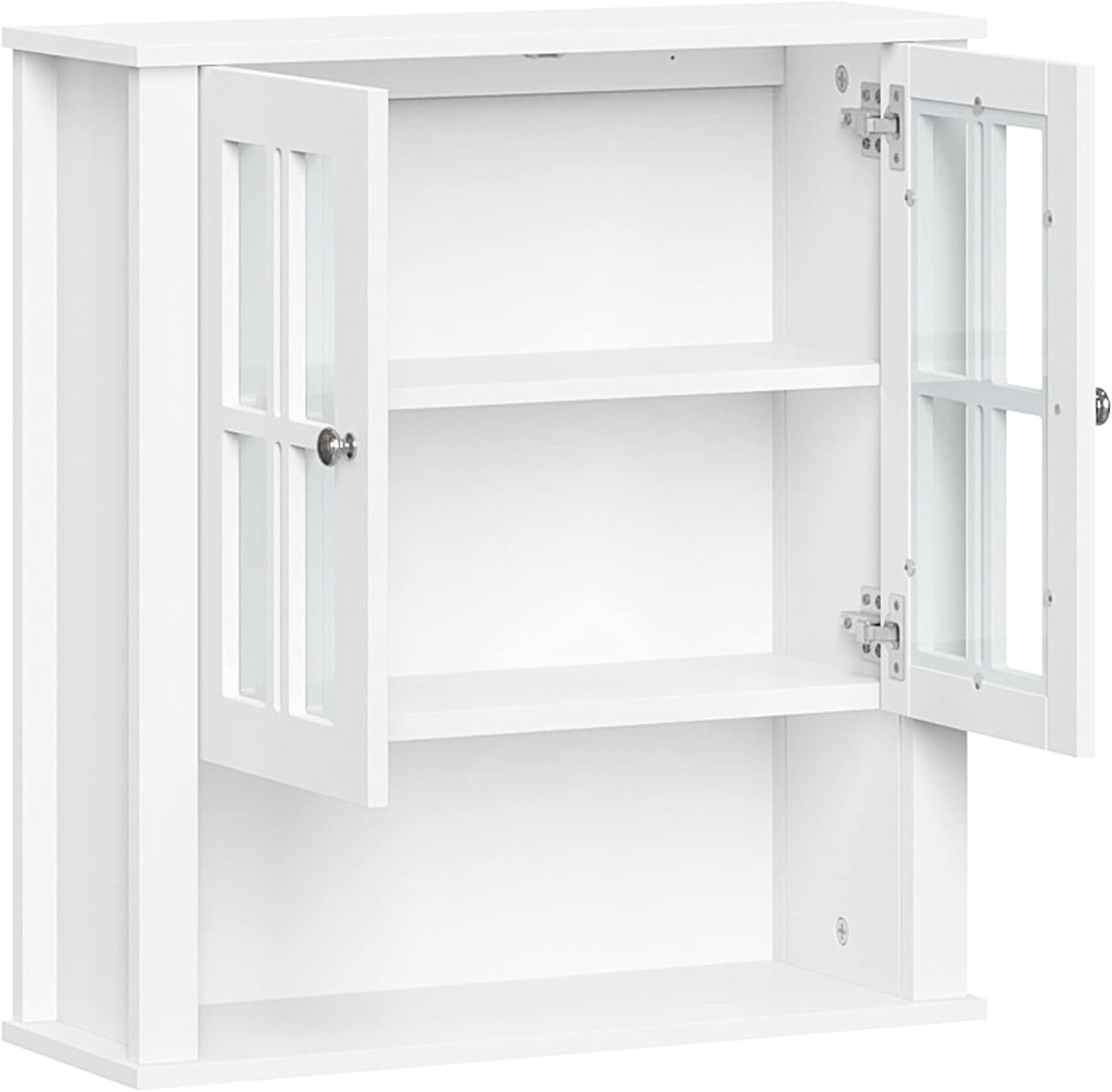 White Two Door Wall Cabinet I7556