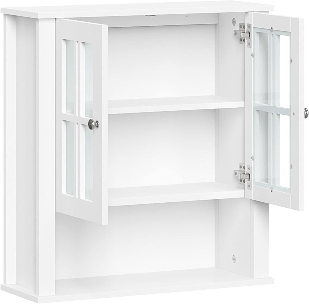 White Two Door Wall Cabinet I7556