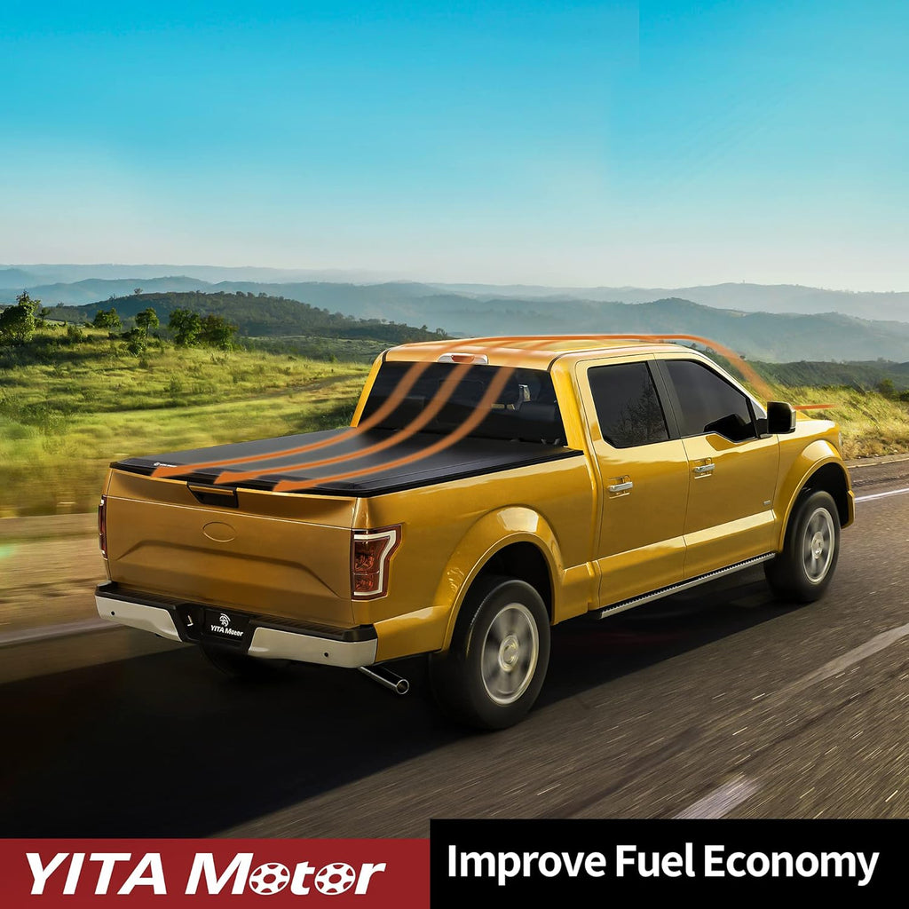 Soft Tri-Fold Truck Bed Tonneau Cover Y46049