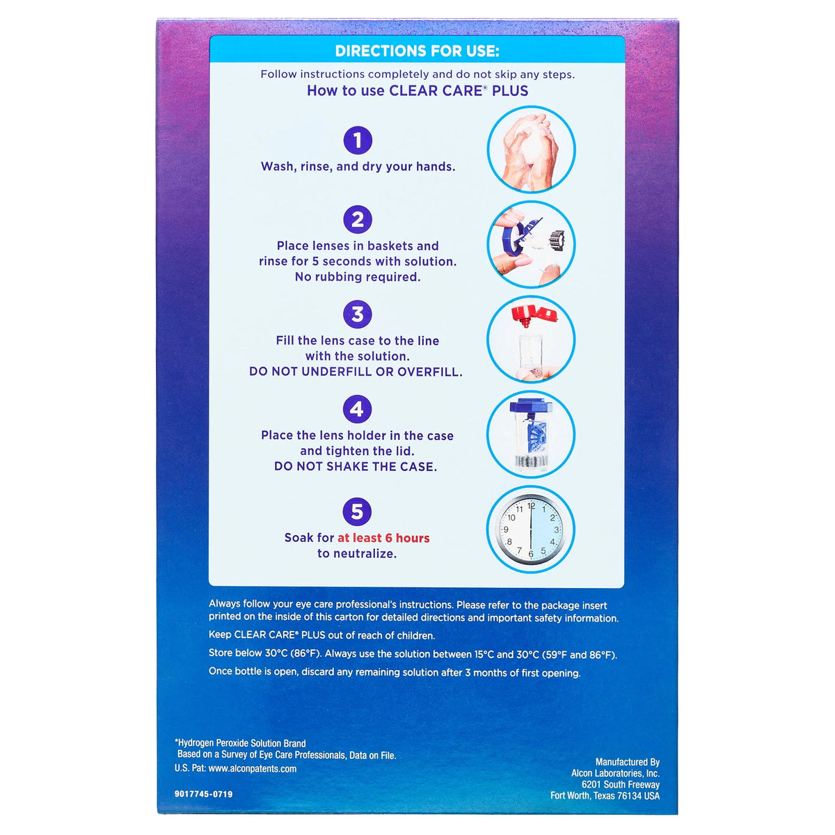 Contact Lens Cleaning Solution with HydraGlyde, Two 12oz N6352