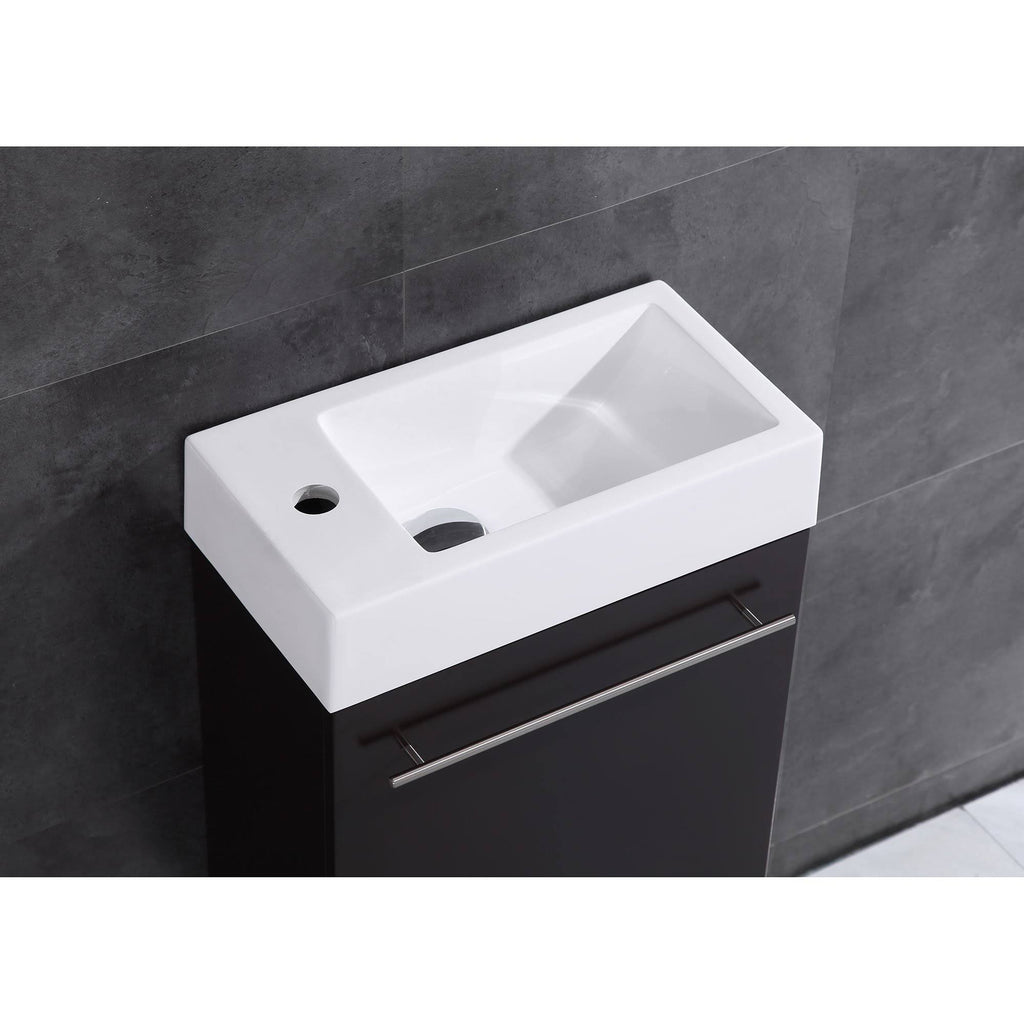 Espresso Modern Vanity Cabinet R300576