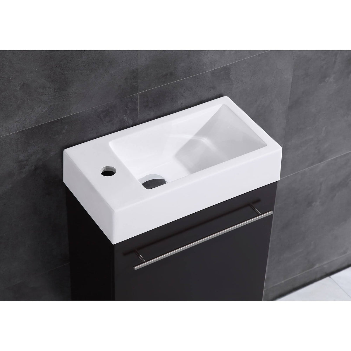 Espresso Modern Vanity Cabinet R300576