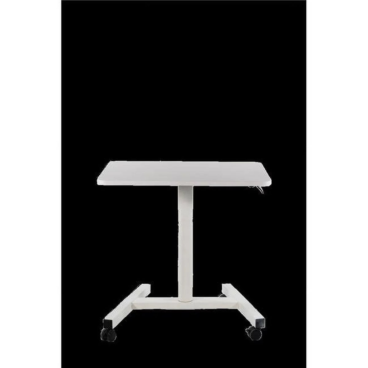 White Adjustable Laptop Desk W336867