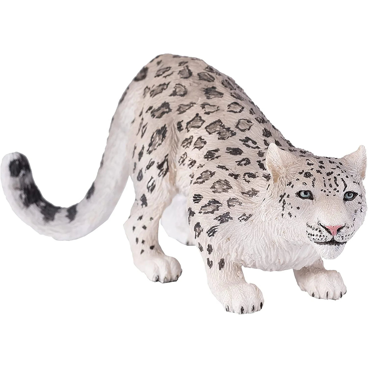 Snow Leopard Realistic Hand Painted Toy Figurine I380