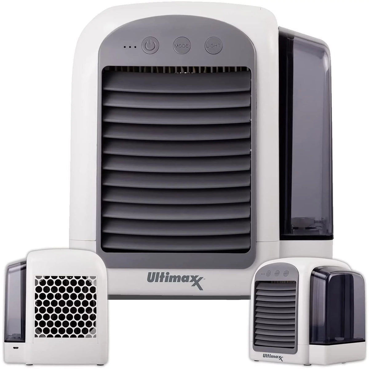 Portable Cordless Air Conditioner Humidifier with 3 Speeds 2-Pack W58291