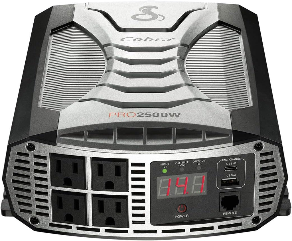 2500W Power Inverter with 4 AC Outlets and 2 USB Ports B853