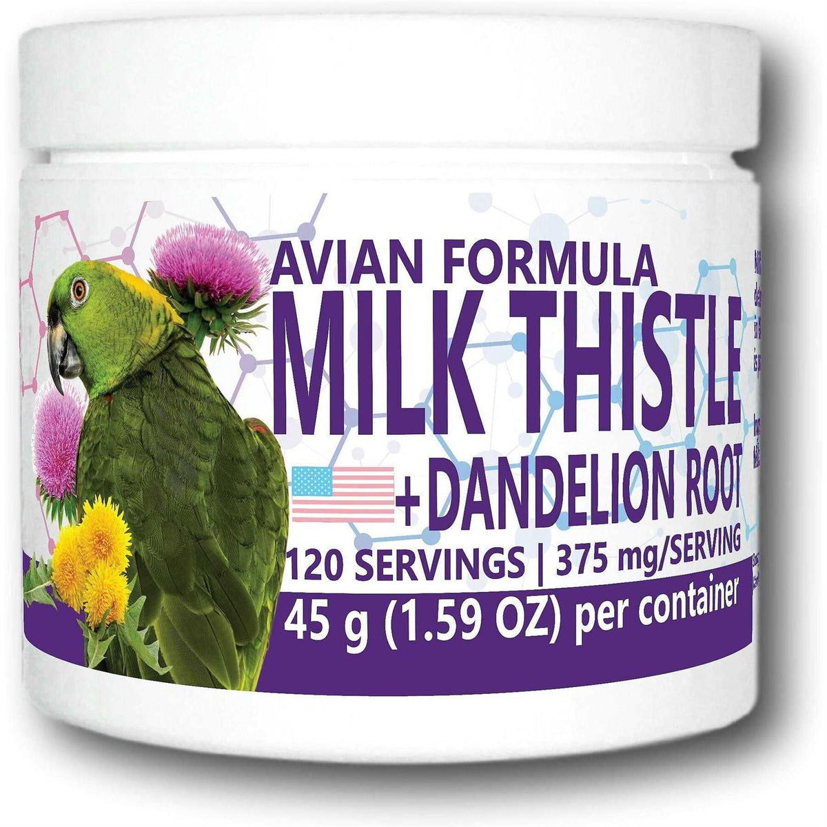 Milk Thistle & Dandelion Root Bird Supplement P458869