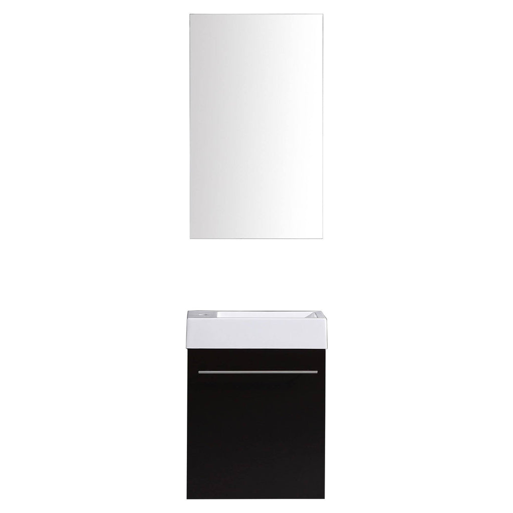 Espresso Modern Vanity Cabinet R300576
