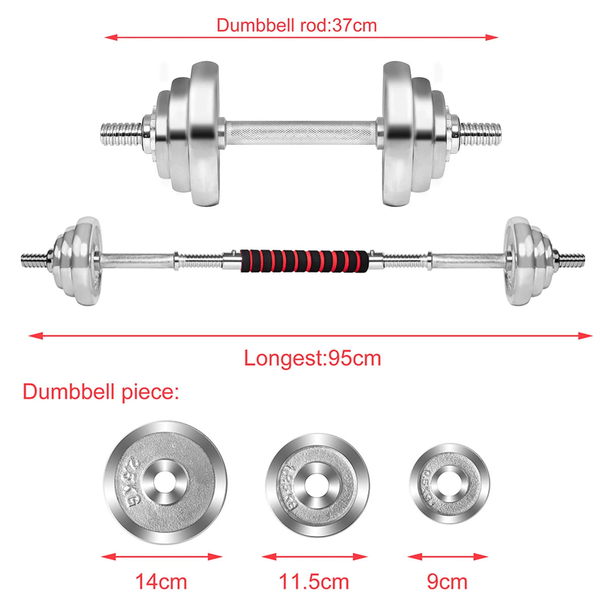 66 lbs Adjustable Dumbbells Set Q794