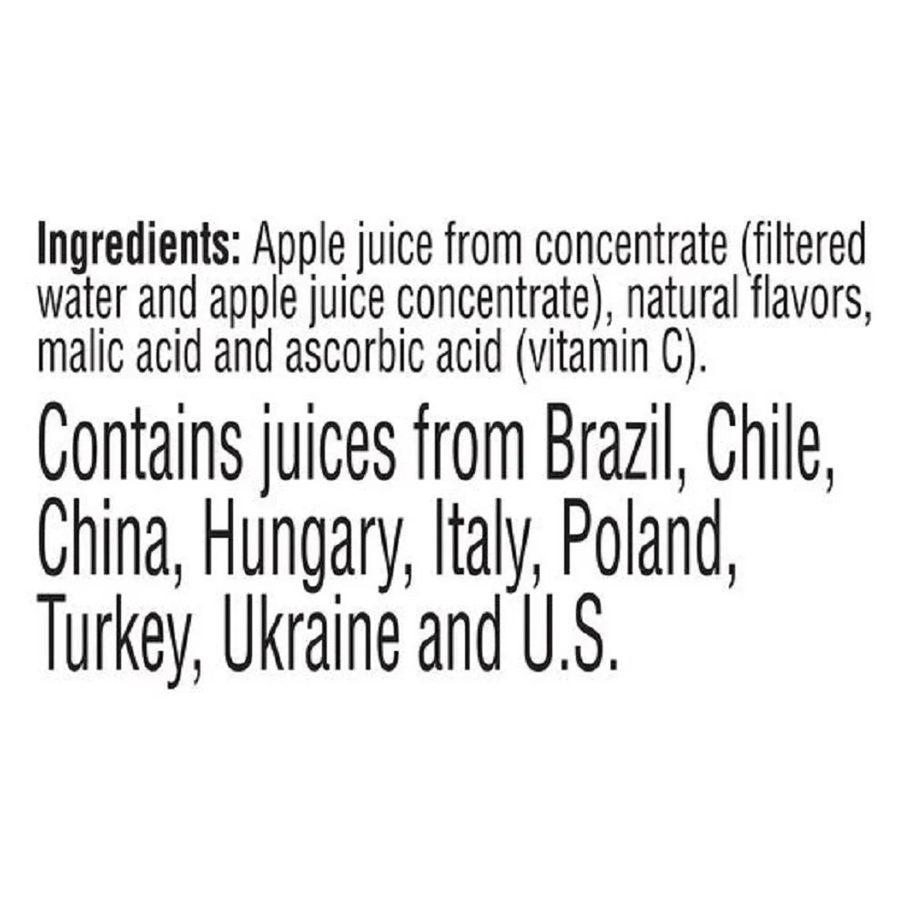 100% Apple Juice 15.2 oz 12 pk E53006