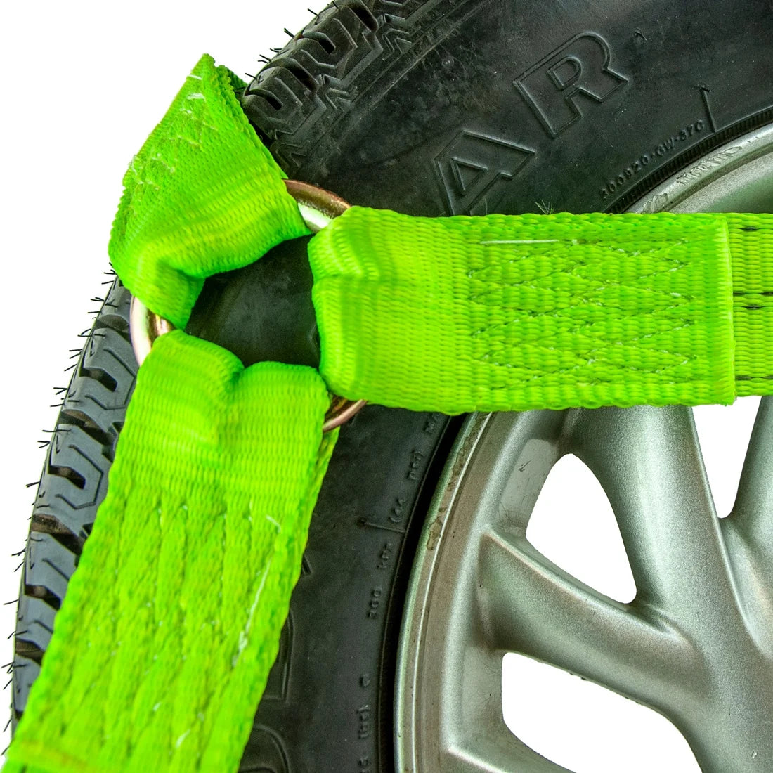 4 Pack Car Tie Down Chain Anchors Side Rail High-Viz 3300 Lbs SWL Y8820