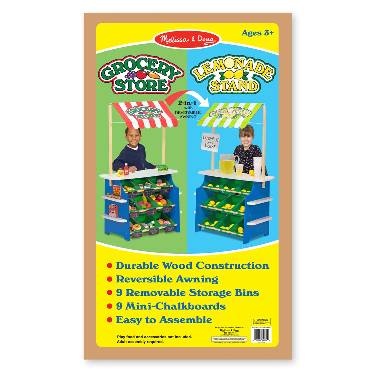 Wooden Grocery Store and Lemonade Stand O81744