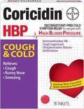 Antihistamine Cough & Cold Suppressant Tablets, 16 Tablets (Pack of 5) Y615407