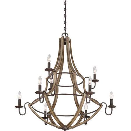 9-Light Candle Style Tiered Chandelier L186