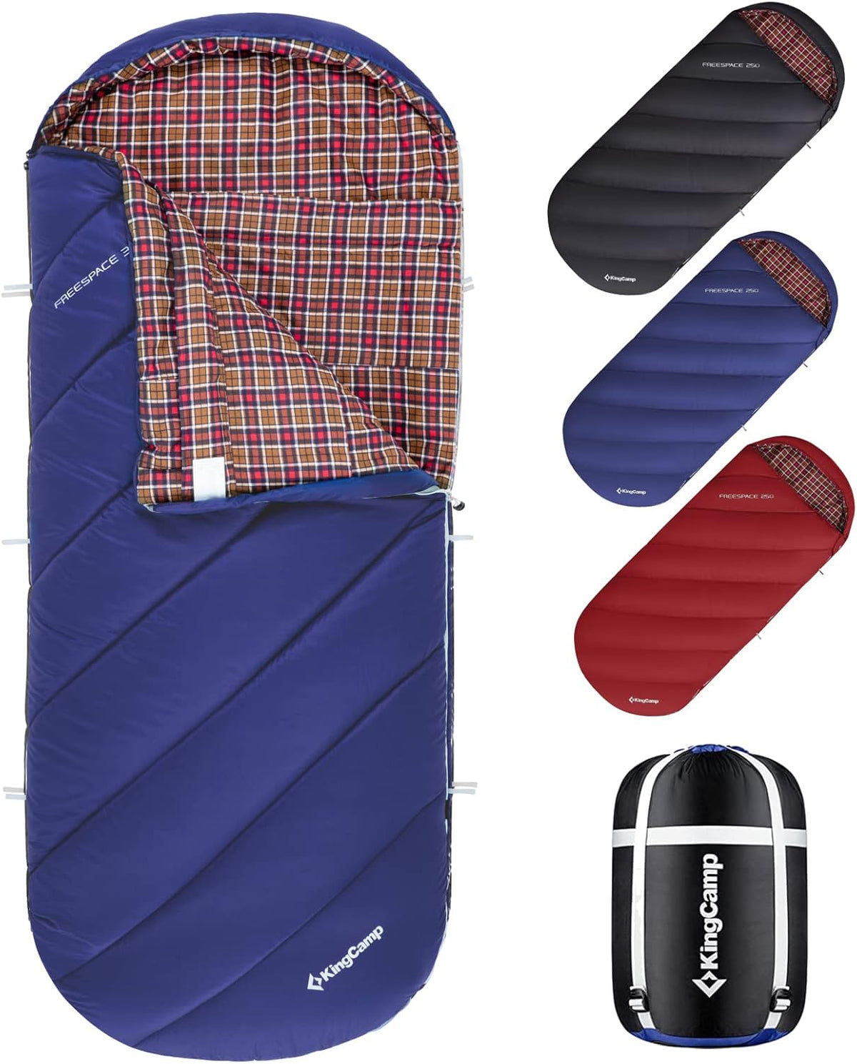 100% Cotton Flannel XL Sleeping Bag T654404