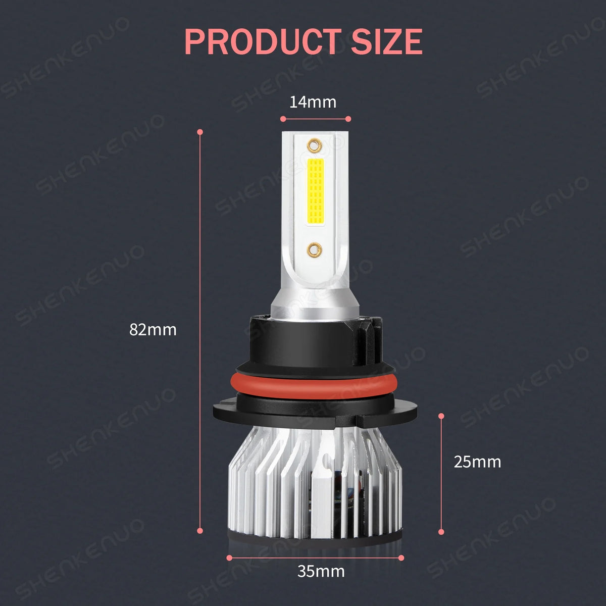 9007+H11 LED Headlight Fog Light Bulbs D3289