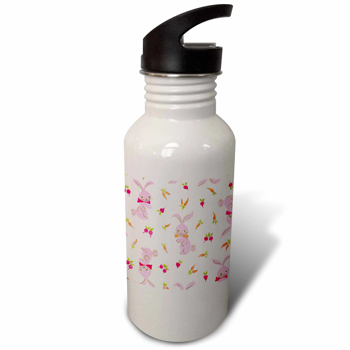 Pink 21 oz Sports Water Bottle U418