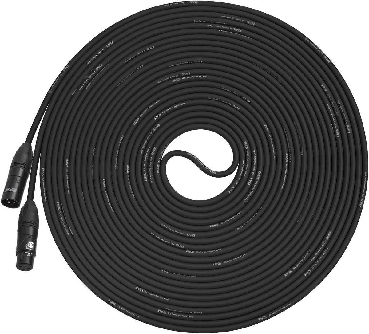100 Feet XLR Microphone Cable Balanced Male to Female 3 Pin Mic Cord Green Pack of 2 D1615