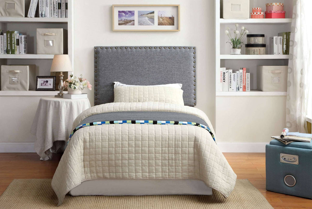 Gray Twin Headboard U459