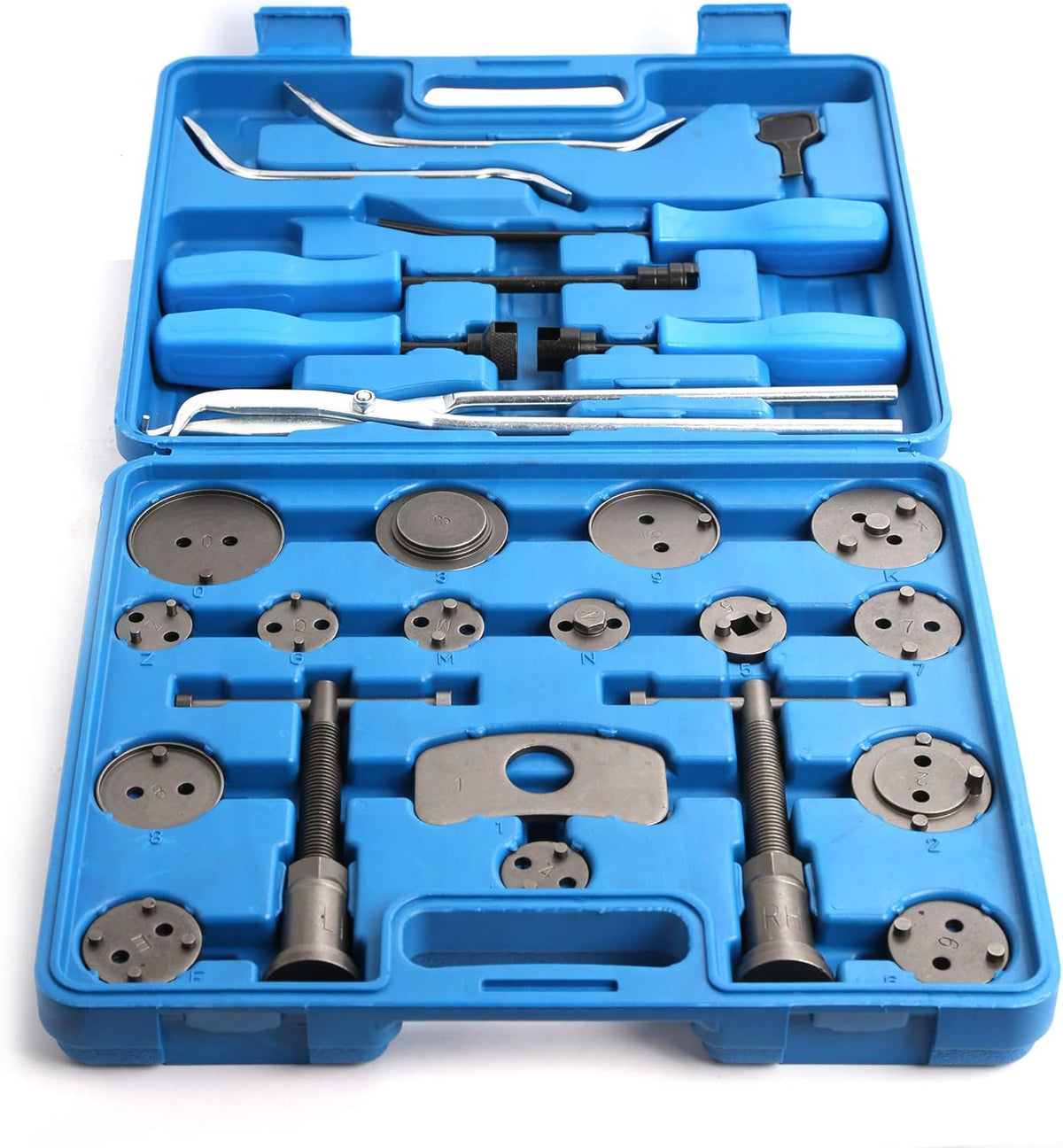 18pc Brake Caliper Tool Set & 8 Pc Drum Brake Tool Kit Y18790