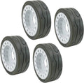 Non-Marking Wheel Assembly with Brake, 12 x 4 Tires, 4 Pack T61558