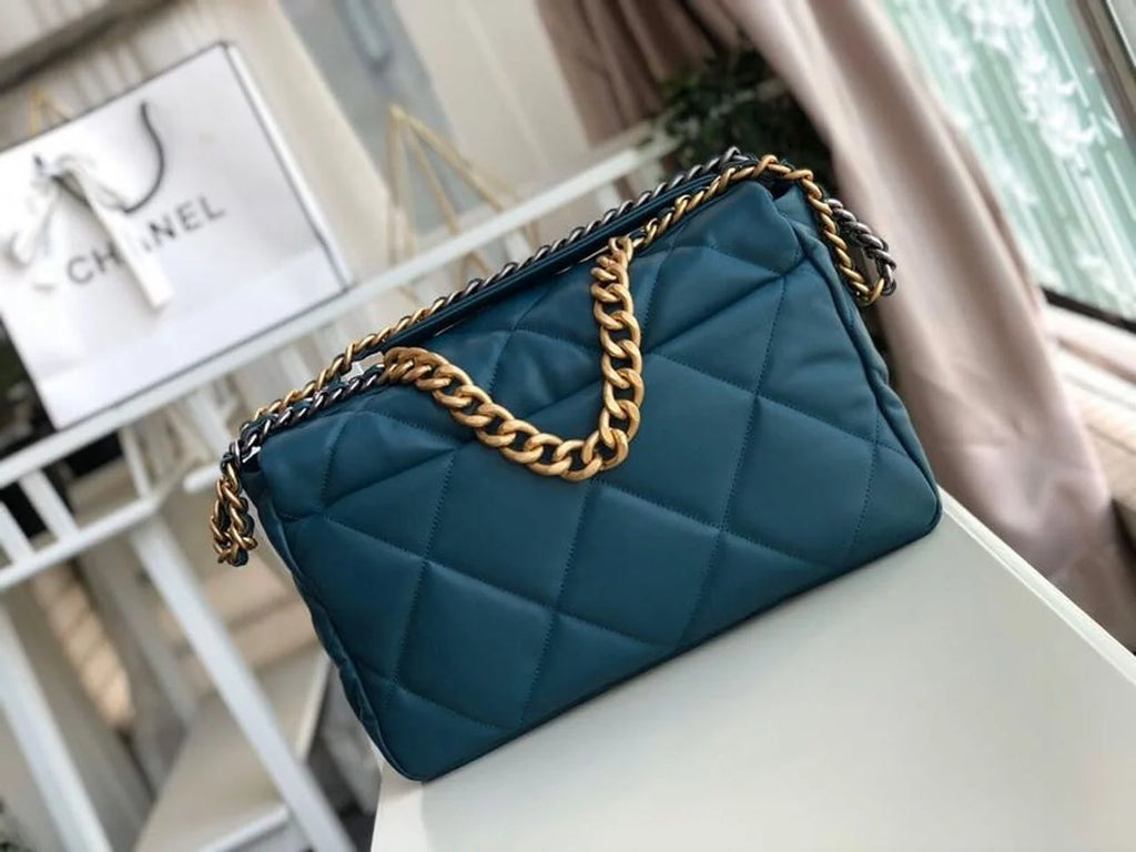 Teal Shoulder and Crossbody Handbag M7827