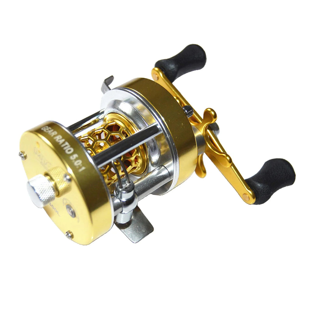 Fishing Reel 5.0:1 Gear Ratio Aluminum Spool H6507