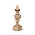Carved Candle Stand O59663