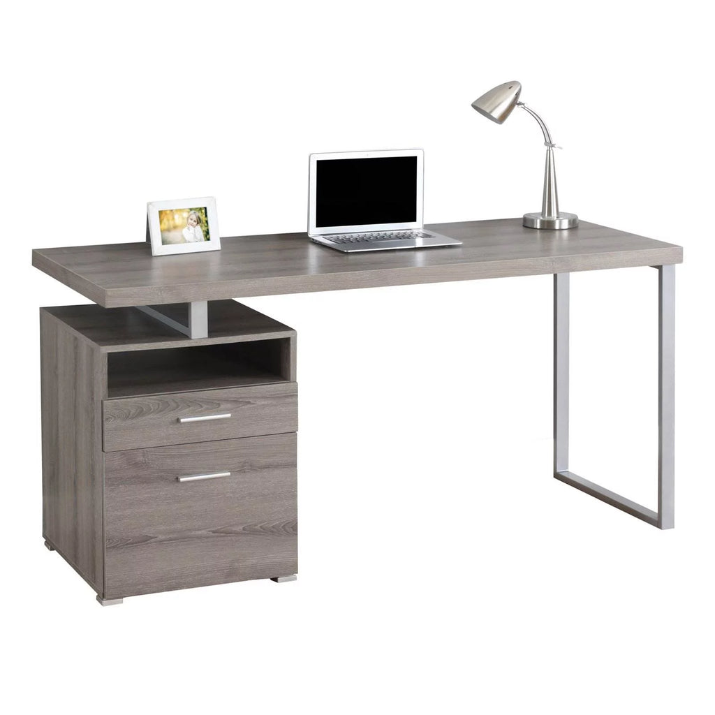 Brown Laminate Computer Desk with Storage Drawers J777735