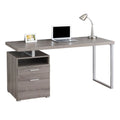 Brown Laminate Computer Desk with Storage Drawers J777735