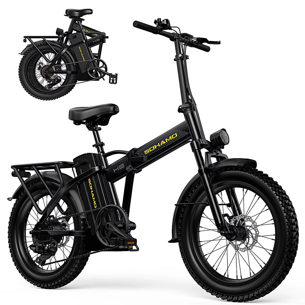 Foldable 20" Fat Tire Electric Bike with 750W Motor Y11482