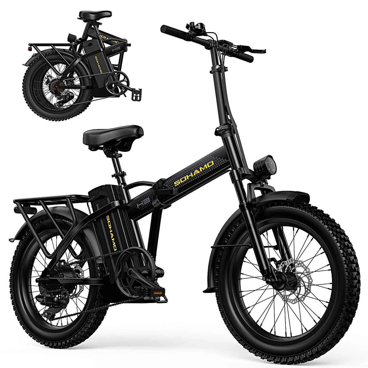 Foldable 20" Fat Tire Electric Bike with 750W Motor Y11482