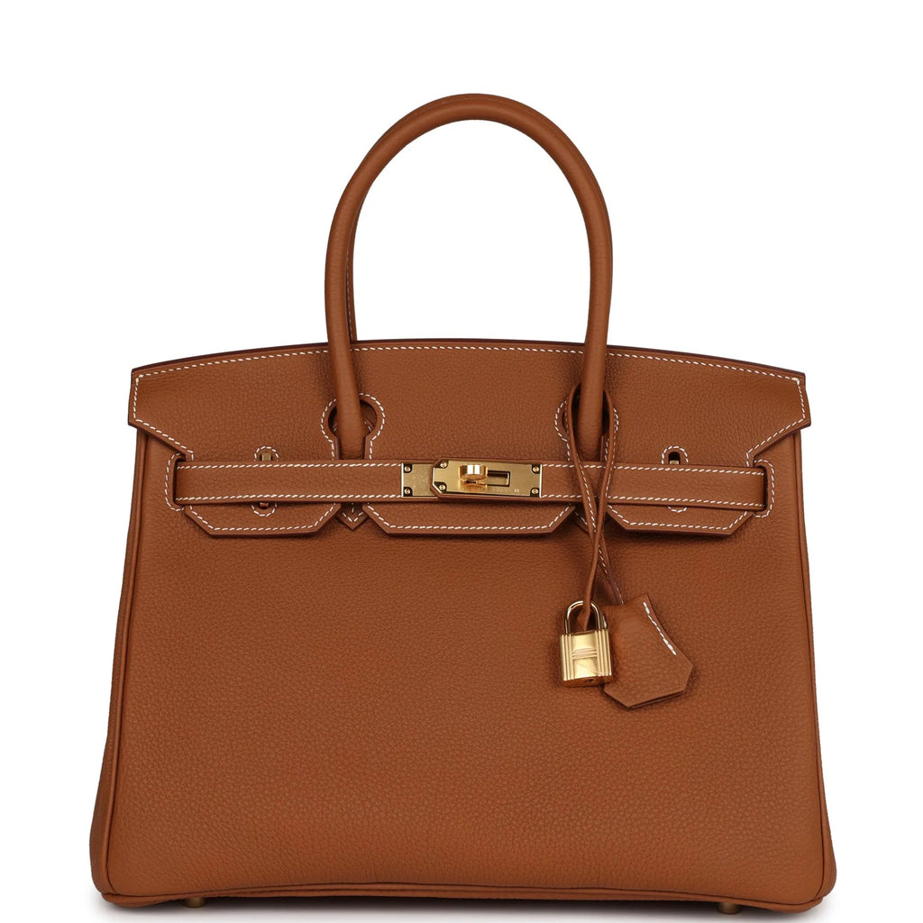 Gold Togo Leather Handbag V683209
