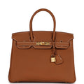 Gold Togo Leather Handbag V683209