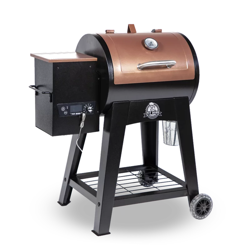 Wood Pellet Grill With Flame Broiler and Meat Probe T2256